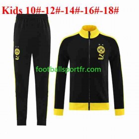 Borussia Dortmund Enfant Ensemble Vestes d'entrainement Noir 2023-2024